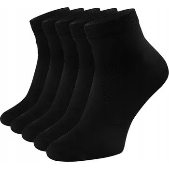 Pánské ponožky Steven Ponožky Krátké bambusové ponožky hladké, art. 028 černé, vel. 44-46