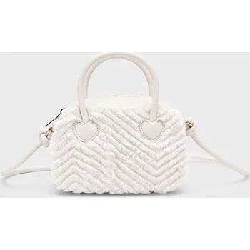 Kabelka Mayoral kabelka s kožešinou 10084 barva: bílá