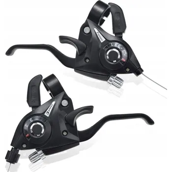 1 PÁR 3X7 21 BRZDOVÉ PÁKY, SADA KOMBINOVANÝCH PÁČEK ŘAZENÍ