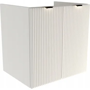 Koupelnový nábytek Skříňka pod umyvadlo 2-dveřová Bílá 60 cm, bez desky Willy