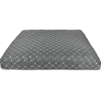Pelíšek pro psa Matrace pro psy PLUTO antracit/stříbrná M 75x65x10 cm Mybesthome
