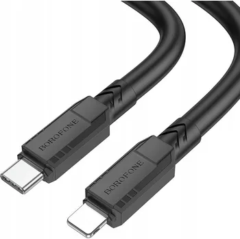 Datový kabel Kabel Borofone USB typ C - Apple Lightning 1 m černý
