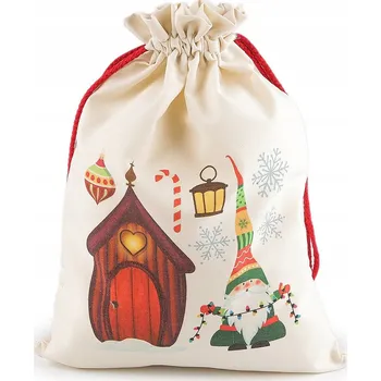 Obraz Dárkový sáček 30x40 cm s vánočním motivem