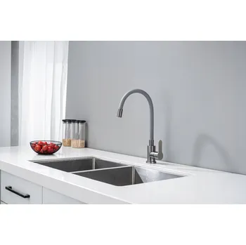 Vodovodní baterie Kuchyňská stojánková baterie VELAZO. Černá vodovodní baterie