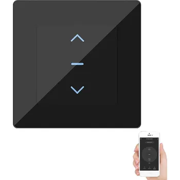 vypínač WIFI DOTYKOVÝ SPÍNAČ ROLET ŽALUZIÍ GOOGLE HOME ALEXA ČERNÝ