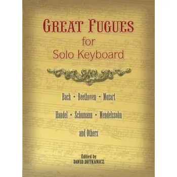 Cizojazyčná kniha Great Fugues for Solo Keyboard – David Dutkanicz (EN)