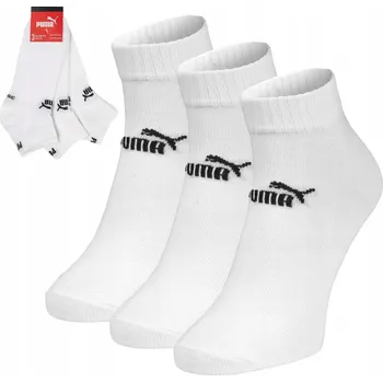 Pánské ponožky Puma Ponožky PUMA QUARTER bílé, velikost 35-38