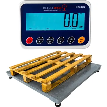 Průmyslová váha PALETOVÁ VÁHA PLOŠINOVÁ PRŮMYSLOVÁ 1,2x1,5M 1500KG/200g SKLADOVÁ 1,5t