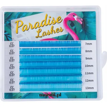 Umělé řasy Barevné řasy Ice Paradise Lashes Moemi D 0.07 MIX (7-13mm)