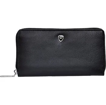 New bags leather Zipová peněženka dlouhá černá