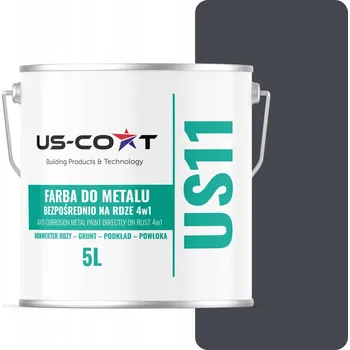 barva na kov BARVA NA REZ ANTIKOROZNÍ NA KOV OCHRANNÁ 5L GRAFITOVÁ RAL 7024 POLOMAT