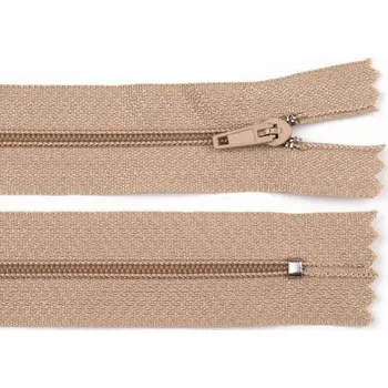 Zip Spirálový Zip 3mm x 50cm - Šicí Nářadí - 308 hnědá přírodní
