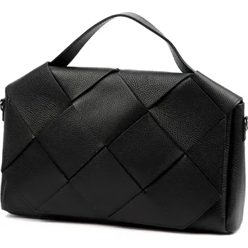 Kožená kabelka Luka černá KZ2258950