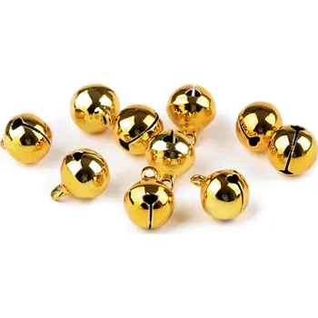 Rolnička 12mm - zlatá