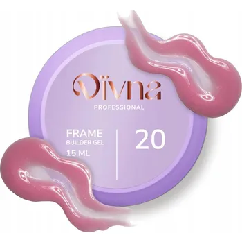 Lak na nehty DIVNA Frame Builder Gel 20 15 ml stavební gel barevný na nehty