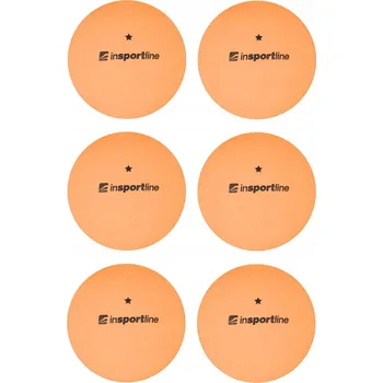 Pingpongový míček Míčky na stolní tenis inSPORTline Elisenda S1 oranžové, 6 ks