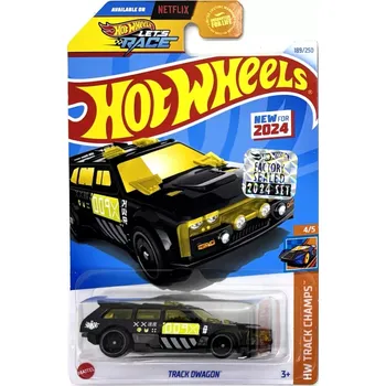 autíčko Track Dwagon Black - HOT WHEELS
