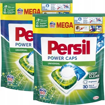 Kapsle na praní Persil Power Caps Universal prací kapsle 2x 60 ks