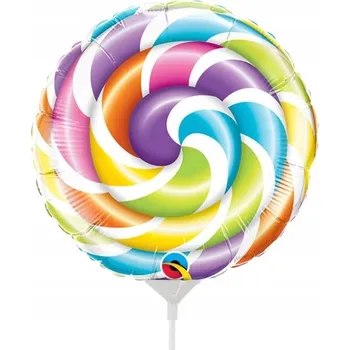 Balónek Foliový balónek Lízátko S TYČINKOU 23 cm