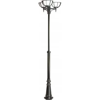 Venkovní osvětlení Osvětlovací sloupek kulatý Su-ma E27 285 cm černý