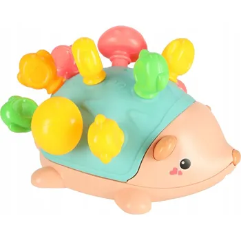 SENZORICKÝ JEŽEK EDUKAČNÍ MONTESSORI VYJÍMATELNÉ STAVEBNICE KOLÍKY