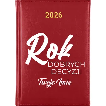 Kalendář Knižní kalendář 2026 A5 červený