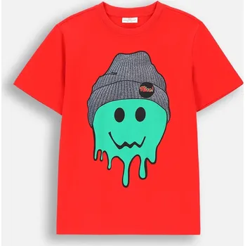 Chlapecké Červené Tričko s Krátkým Rukávem 122 Coccodrillo ZC4