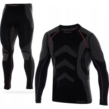 Moto bunda Sada teplého termoaktivního prádla na motorku BRUBECK PROTECT pánská - XL