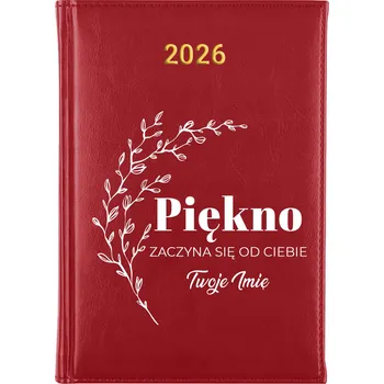 Kalendář Knižní kalendář 2026 A5 červený