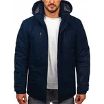 ZIMNÍ BUNDA PÁNSKÁ TMAVĚ MODRÁ 22M320 DENLEY_S