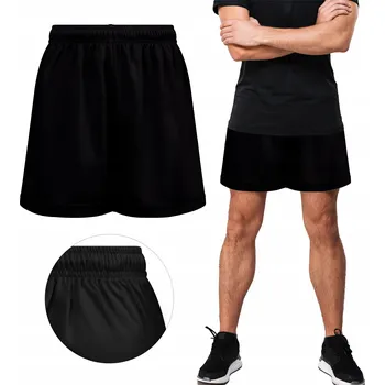 Pánské kraťasy Pánské sportovní kraťasy SHORTY na trénink, do posilovny, tenis, černé, velikost S
