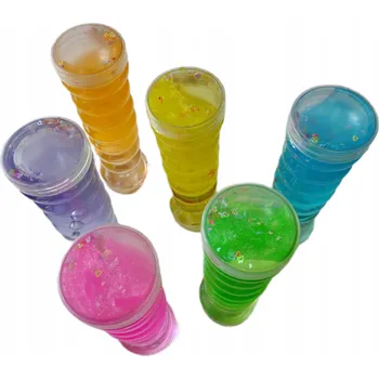 Modelovací hmota SLIME HMOTA MODELOVACÍ HMOTA MAČKACÍ HRAČKA VELKÝ S BROKÁTY RŮZNÉ BARVY