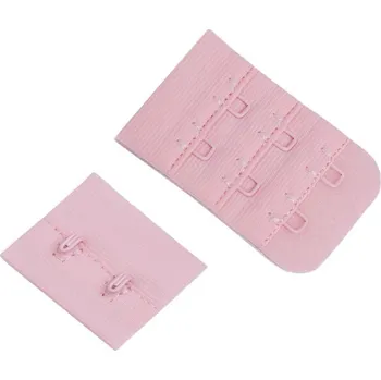 Zapínání na podprsenky, plyš šíře 32 mm dvouřadé - 2 růžová sv.