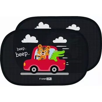 FreeON Stínítka do auta Auto se zvířátky