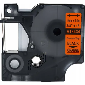 Pásek do tiskárny Vinylová páska Specmark pro DYMO RHINO 9mm oranžová 18434