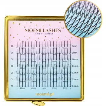 Péče o řasy a obočí Černé Řasy Spike Lashes Moemi Deep Black Zakřivení D MIX(814)