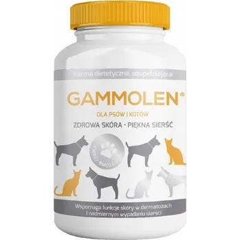 Doplněk stravy pro psy a kočky Gammolen kapsle 150 ks pro zdravou kůži a srst