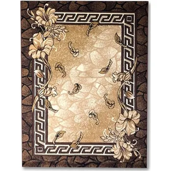 Koberec HNĚDÝ KLASICKÝ KOBEREC 120X170 MODERNÍ DESIGN DO OBÝVACÍHO POKOJE A LOŽNICE