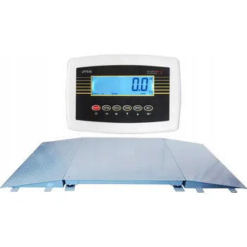 VÁHA NÁJEZDOVÁ PALETOVÁ PLATOVÁ 120x150cm 1,5t 1500kg RAMPA