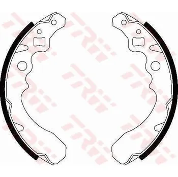 Brzdová čelist Sada brzdových čelistí LUCAS GS8282