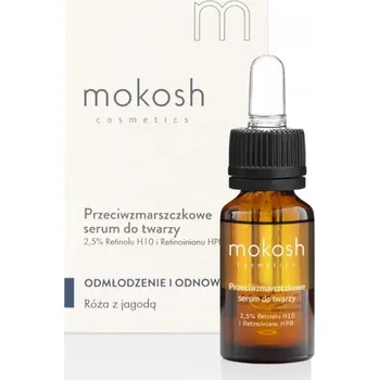Pleťové sérum Mokosh 10 ml pleťové sérum proti vráskám – růže a bobule