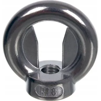 Matice Nerezová matice s okem / DIN 582 / A2-AISI 304 / M8 s pojistkou