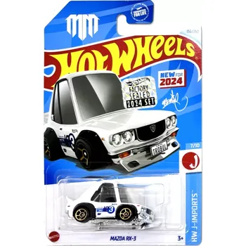 autíčko Mazda RX-3 White - HOT WHEELS