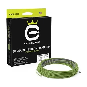 Cortland muškařská šnůra Streamer Intermediate Tip Space Grey/Moss Green|WF6I 100ft