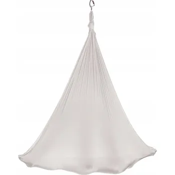 Houpací síť Sada AIR pro jógu - houpací síť popelavá 5 metrů