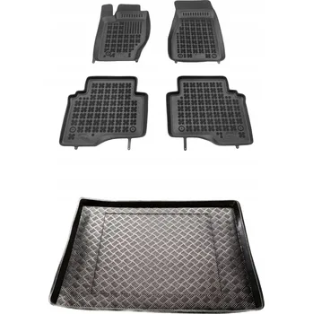 autokoberec Sada koberců a rohože pro Jeep Commander 2006-2010 7místný (složená 3. řada sedadel)