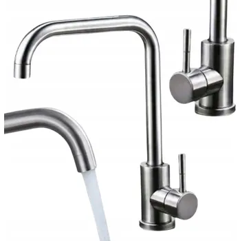 Vodovodní baterie Stojánková kuchyňská baterie VELAZO. stříbrná