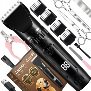 Kosmetika pro psa Strojek na vlasy RETOO bezdrátový akumulátorový tichý 180 min