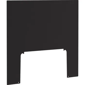 Krbová kamna Plechová základna pod kamna INGA 70x53 cm černá obdélníková