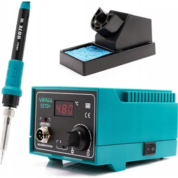 Páječka Precizní pájecí stanice YIHUA 937D+ LED, výkonná pájecí rukojeť 907E pro servis